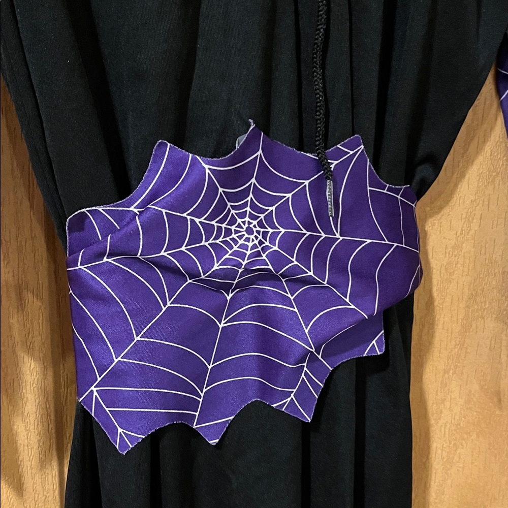 Spider woman/witch belted dress costume one size - Picture 2 of 11